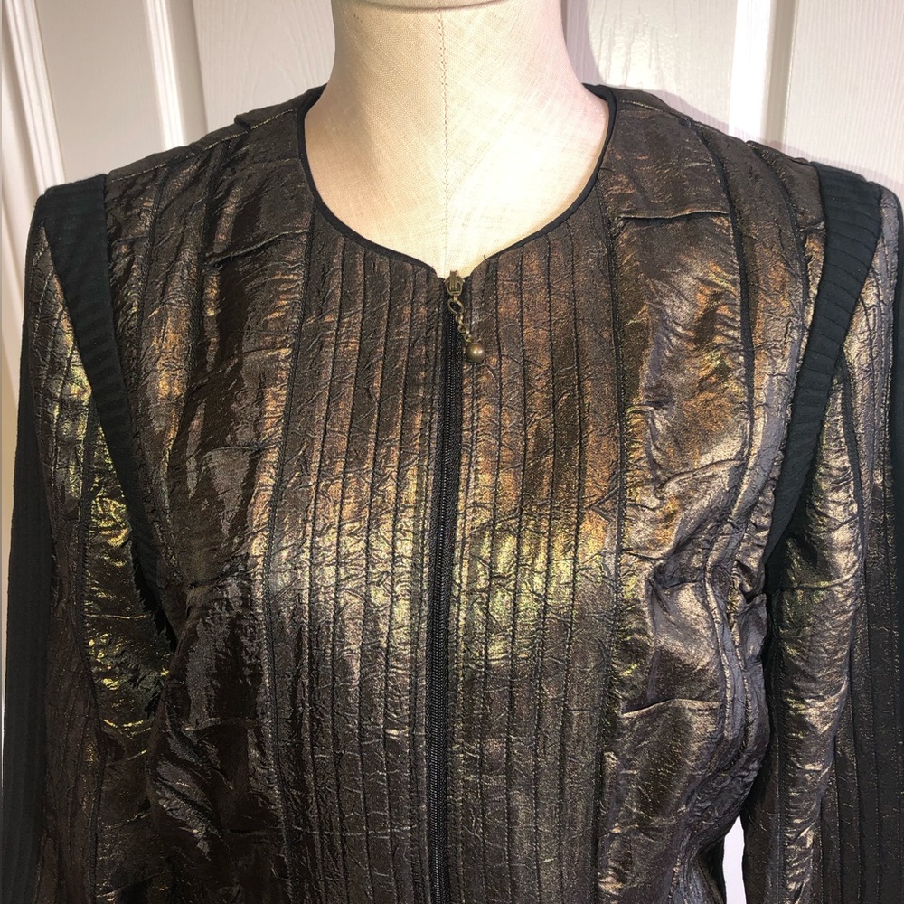 Joseph Ribkoff gold/bronze jacket - Picture 2 of 6